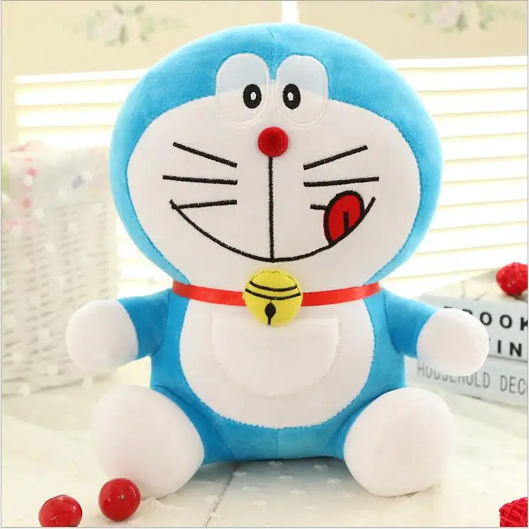 Doraemon плюшевые игрушки мягкие 25 см синий жир Плюшевые игрушки Аниме милые горячие хорошее качество мягкая кукла Рождество Хэллоуин фестиваль подарок для детей