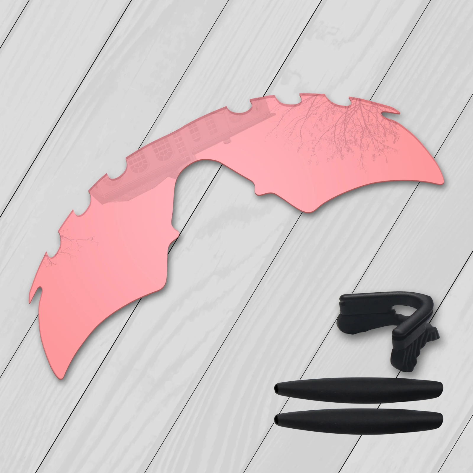 HD Pink E.O.S поляризационные улучшенные Сменные линзы и носоупоры носки с ушками для солнцезащитных очков типа «М» в оправе Окли-несколько вариантов - Цвет линз: HD Pink
