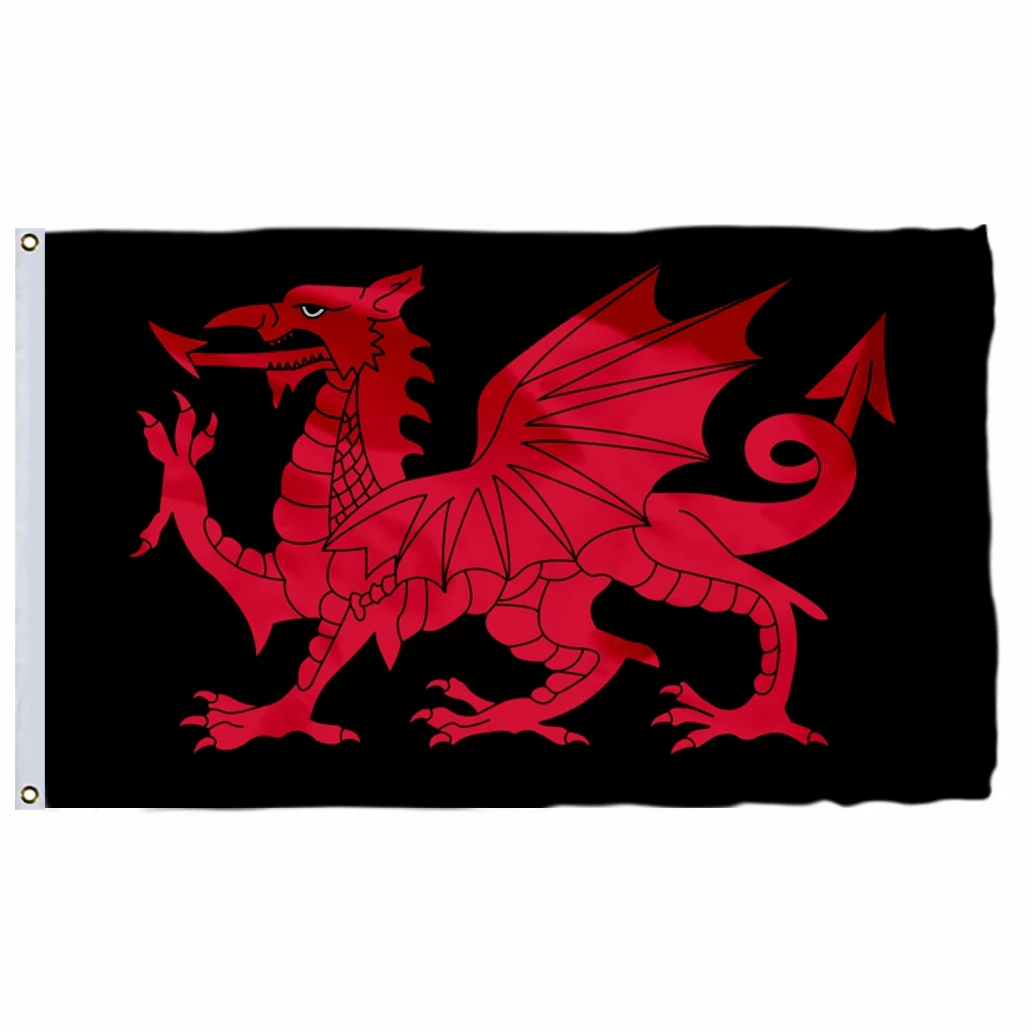 Wales Banner walisische Fahnen Flaggen 30x45cm 