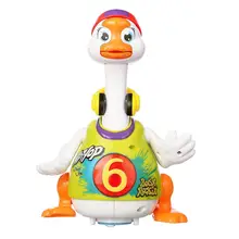 GloryStar крутая музыкальная танцевальная игрушка в форме гуся для маленьких мальчиков