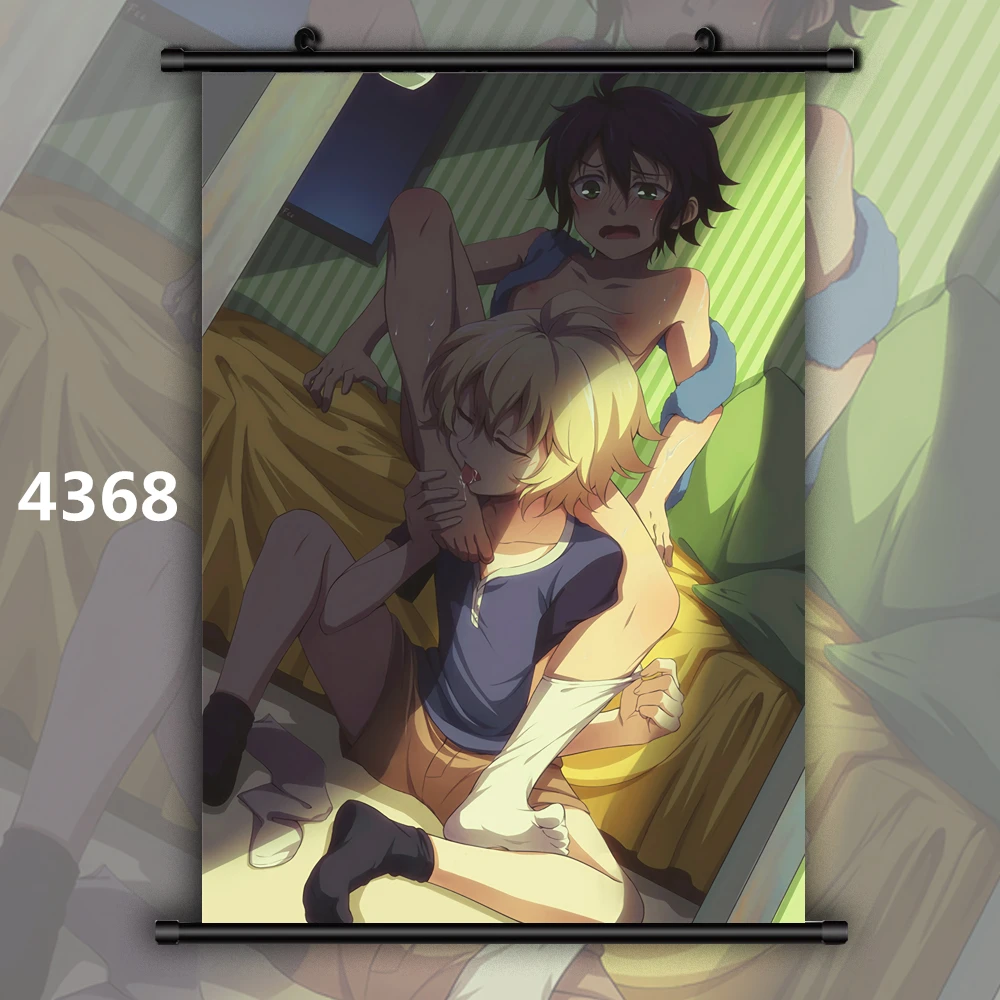4368 Последний Серафим MIKAELA Hyakuya x Юичиро хякуя из Аниме Манга настенный плакат в рулоне - Цвет: 4368