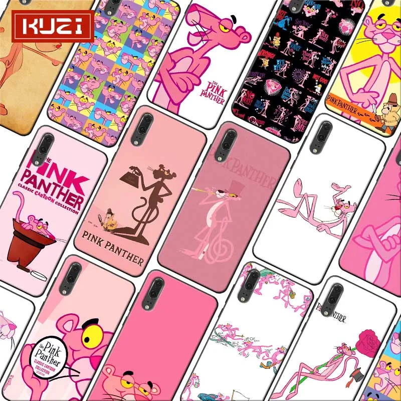 Cute cartoon Pink Panther Phone Case for huawei mate 30 pro p20 p30 lite 20 Soft silicone Cover |