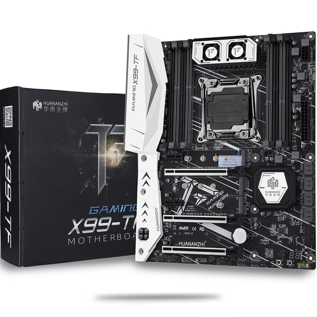 HUANANZHI X99 X99-TF Motherboard With Dual M.2 NVME Slot Support Both DDR3 and DDR4 LGA2011-3 3