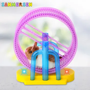 

Hamster Roller Electric Toy Attracts Baby Led Light Plush Hamster Runner Running Cage Ball New Strange Led Light Music Wheel