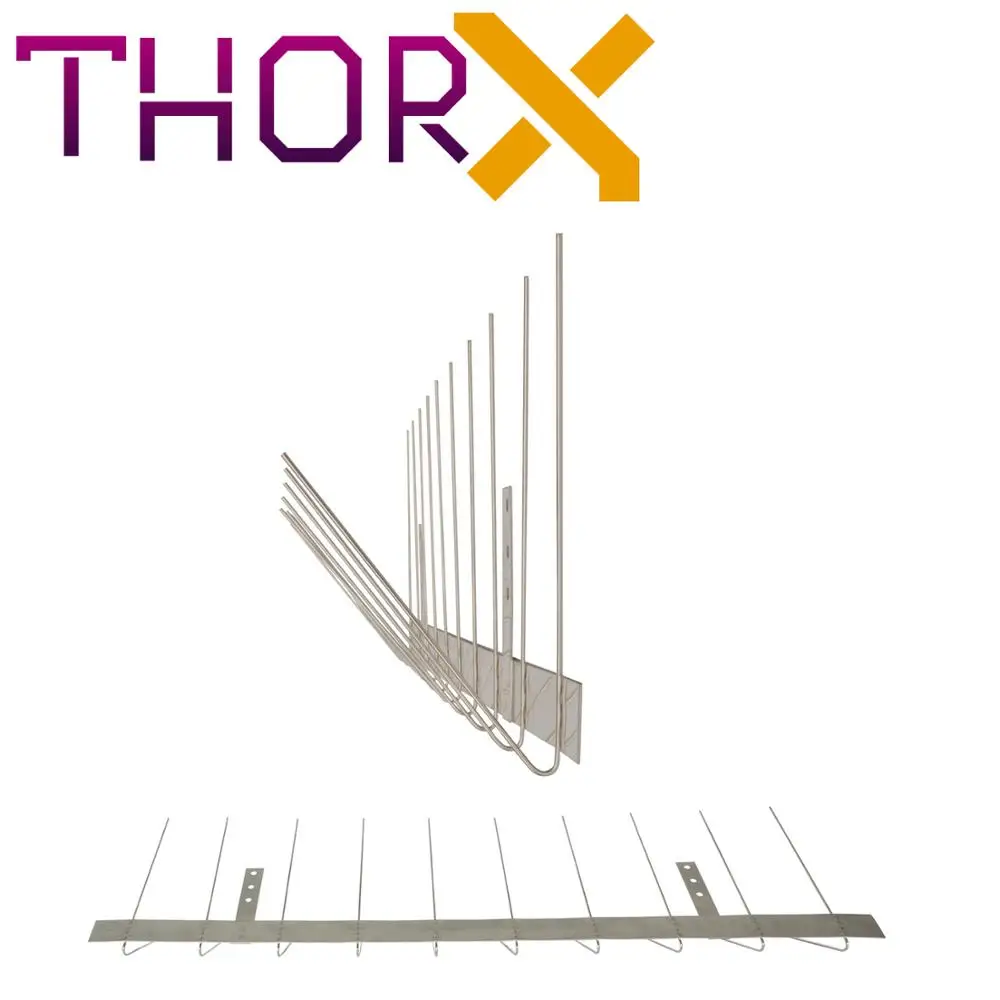 

WL-DD-TH 2 row pigeon spikes on stainless steel base high quality solution for bird control spikes