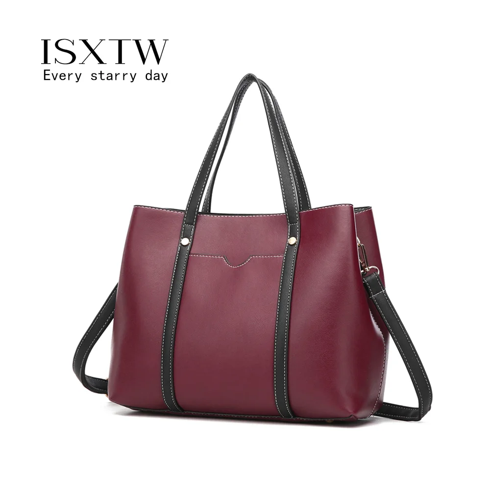 

ISXTW Women Bag Fashion Casual Contain Two Packages Luxury Handbag Designer Shoulder Bags New Bags for Women Composite Bag /B22