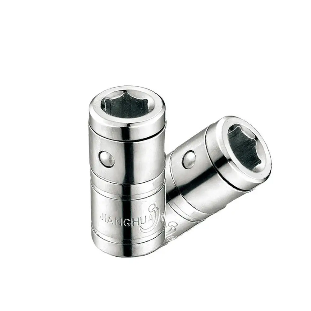 Socket Adapter 1/4" Ratchet 6.3mm Square Drive To 1/4" Hex Shank