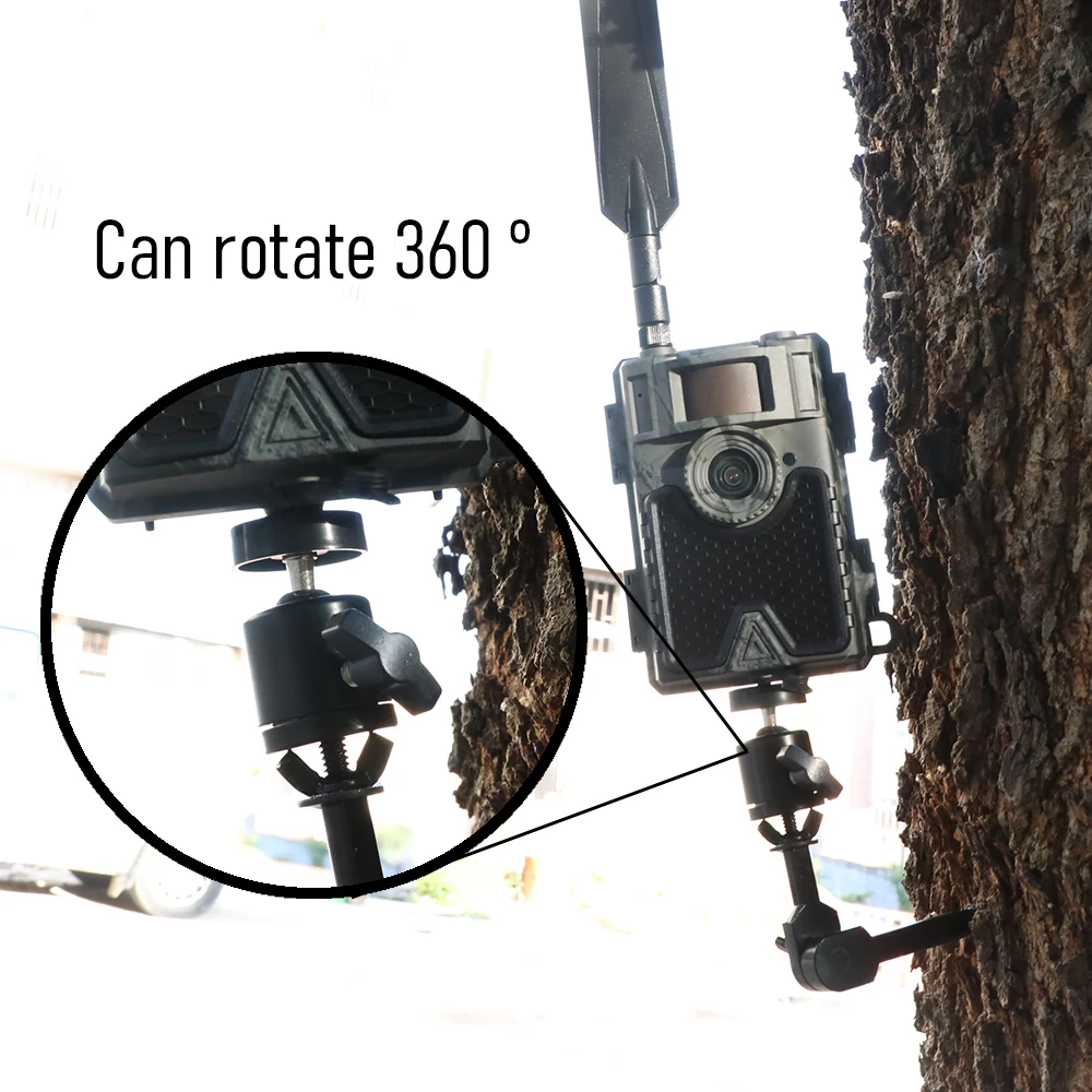 Hunting Trail Camera Holder CS02 Quick Install Tree Screw Mount 1/4 inch Universal Mounting Bracket for Photo Trap Action Cam