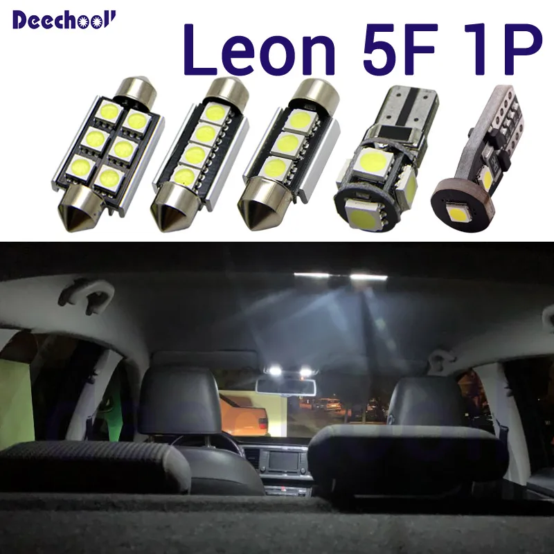 KIT AMPOULE LED INTÉRIEUR POUR SEAT LEON MK3 5F 5F1 5F5 5F8 13-18