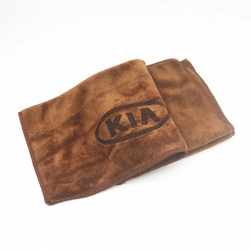 

30*30CM Car Cleaning Tool Super Absorbency Towel For KIA K2 K3 K5 k9 Sorento Sportage R Rio Soul car accessories