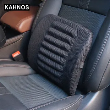 

Universal Cloth Car Seat Back Cushion Lumbar Support Car Comfort Driver Pillow Backrest Office Chair Waist Cushion