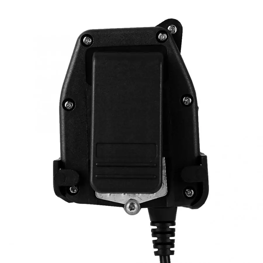 K Head Military Waterproof PTT Adapter Walkie Talkie Microphone Headset Headphone 2019