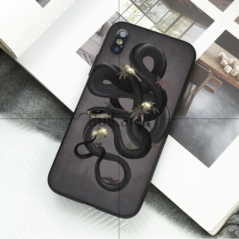Ruicaica Coral snake animal TPU Silicone Phone Case Cover for Apple iPhone 8 7 6 6S Plus X XS MAX 5 5S SE XR 11 11pro max Cover - Color: A7