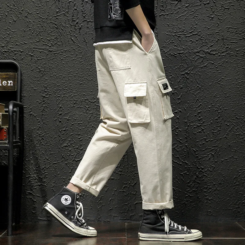

Northern Boundary Men'S Wear 2020 Spring New Style Japanese-style Large Size Pants Men's Loose-Fit Bags Workwear Straight-Cut Ca