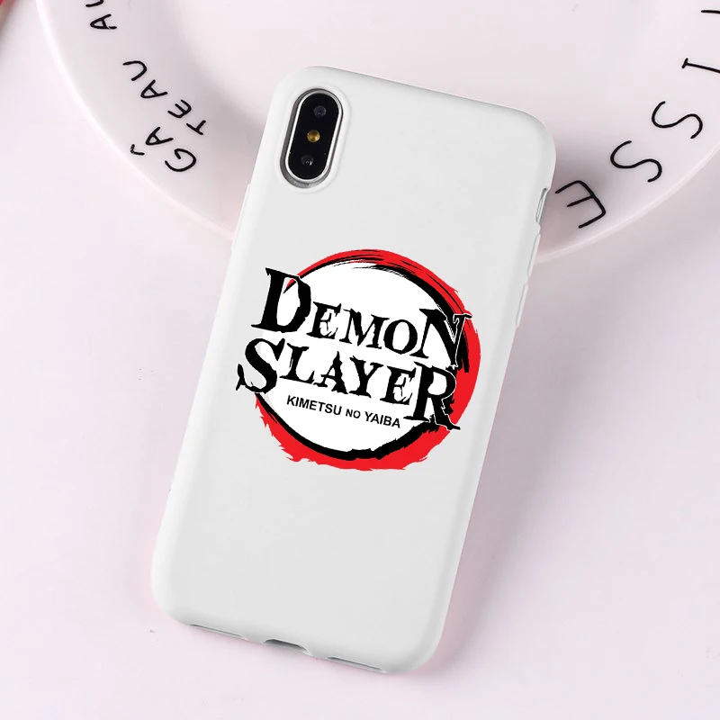Чехол для телефона Kamado Nezuko Kimetsu no Yaiba Demon Slayer для iPhone 6 7 8 Plus X XS 11 Pro MAX XR Japan Anime - Цвет: --- W