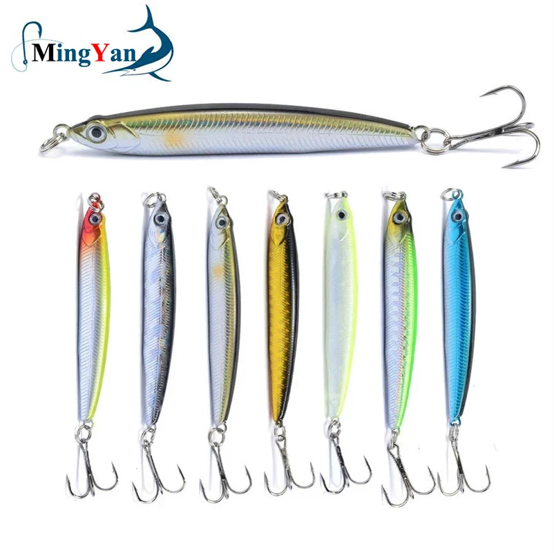 1pcs High Quality Thrill Stick Fishing Lure 7cm 10g Sinking Pencil Long Casting Shad Minnow Artificial Bait Pike Lures