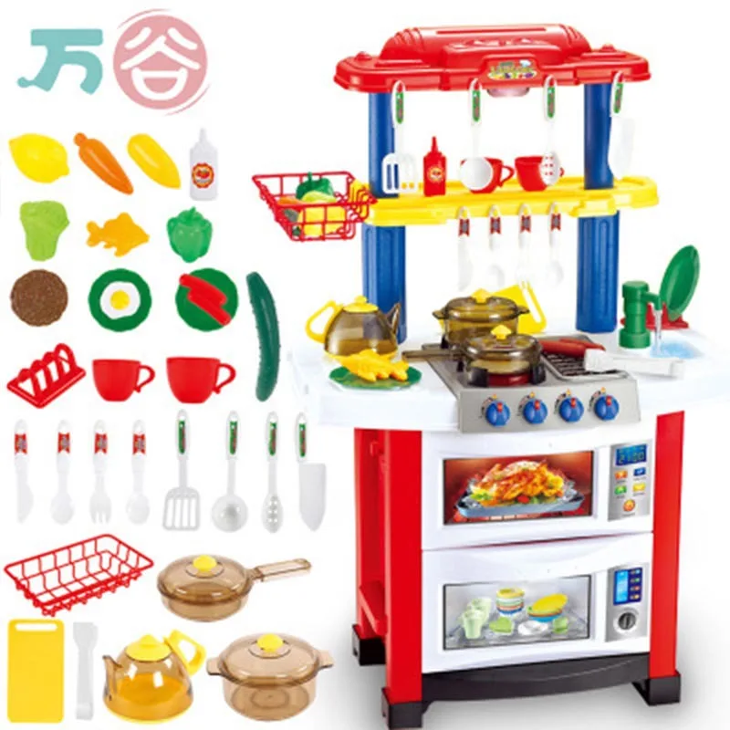 

Bo zhi Children Sound And Light Water Extractor Electronic Kitchen Toy Baby Model Large Size Kindergarten Cooking Play House Set