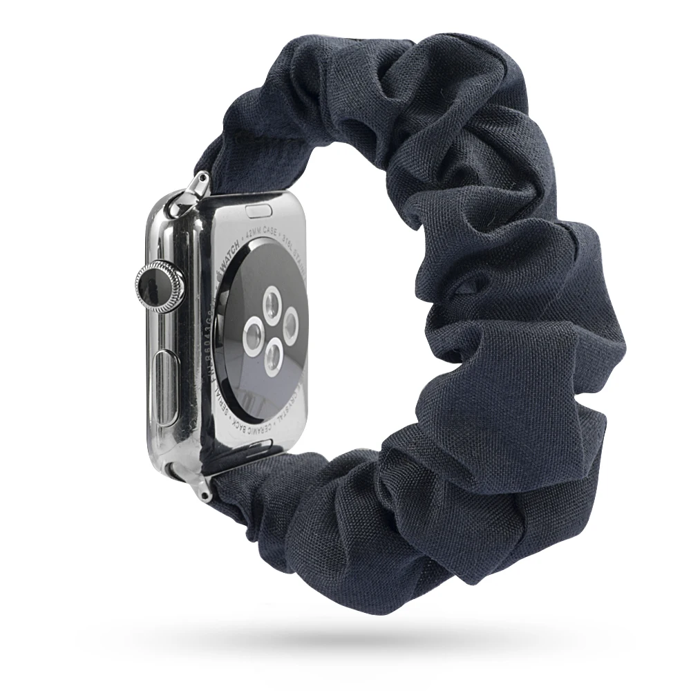 20 Elastic Watch Strap for apple watch 5 4 band 44mm 40mm correa apple watch 42mm 38 mm iwatch band women belt pulseira watchband 3 - Цвет ремешка: 20