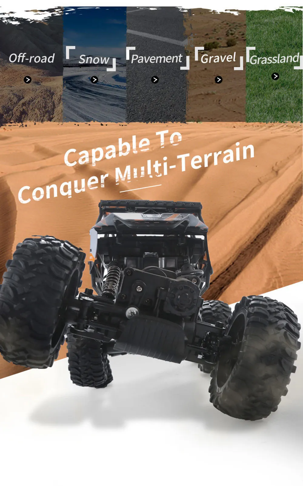 Jjrc Q51 1:12 Rc автомобиль горный внедорожник Bigfoot Max 6wd внедорожный пульт дистанционного управления автомобиль скалолазание