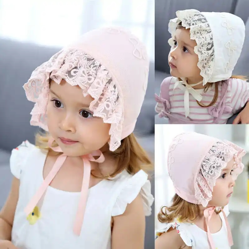 baby girl cotton hats