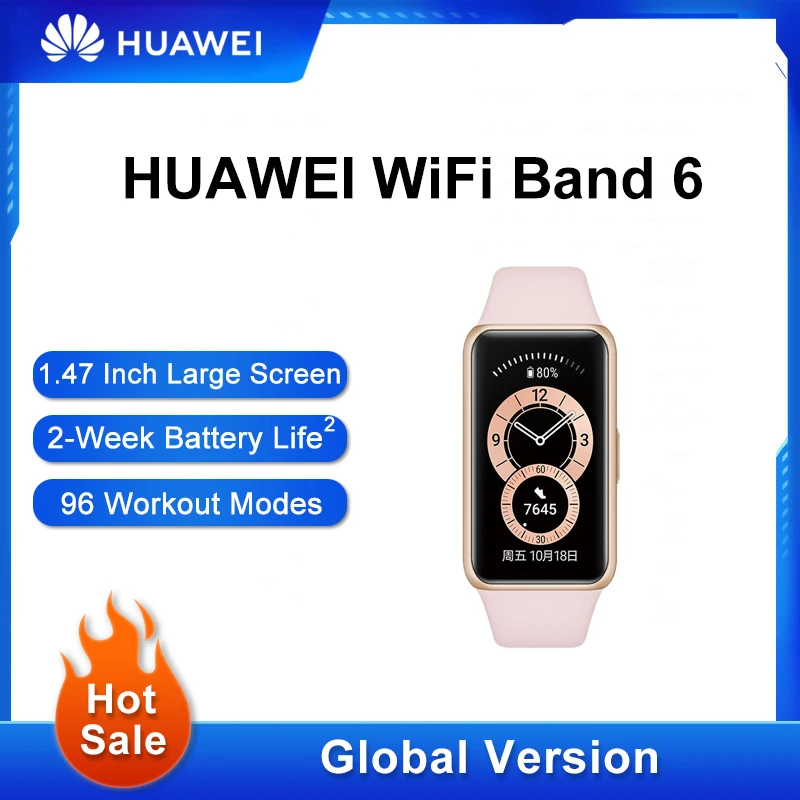 Смарт-браслет Huawei Band 6 1 47 дюйма Amoled пульсометр | Электроника