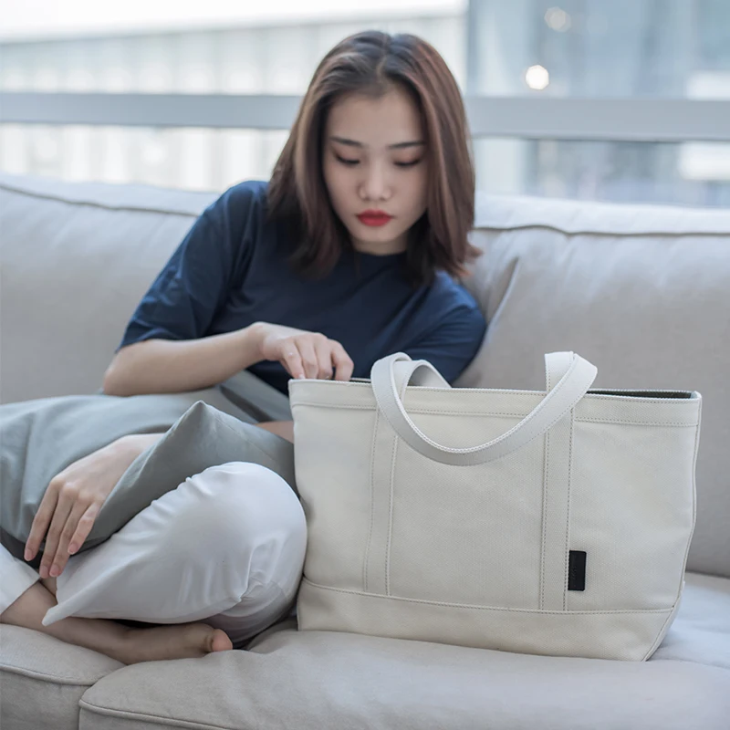 Japanse Pure Enkele Schouder Canvas Tas Hand-held Tote Katoen Originele Milieubescherming Geavanceerde Gevoel Woon-werkverkeer Tas Japanse Pure Enkele Schouder Canvas Tas Hand-held Tote Katoen Originele Milieubescherming Geavanceerde Gevoel Woon-werkverkeer Tas