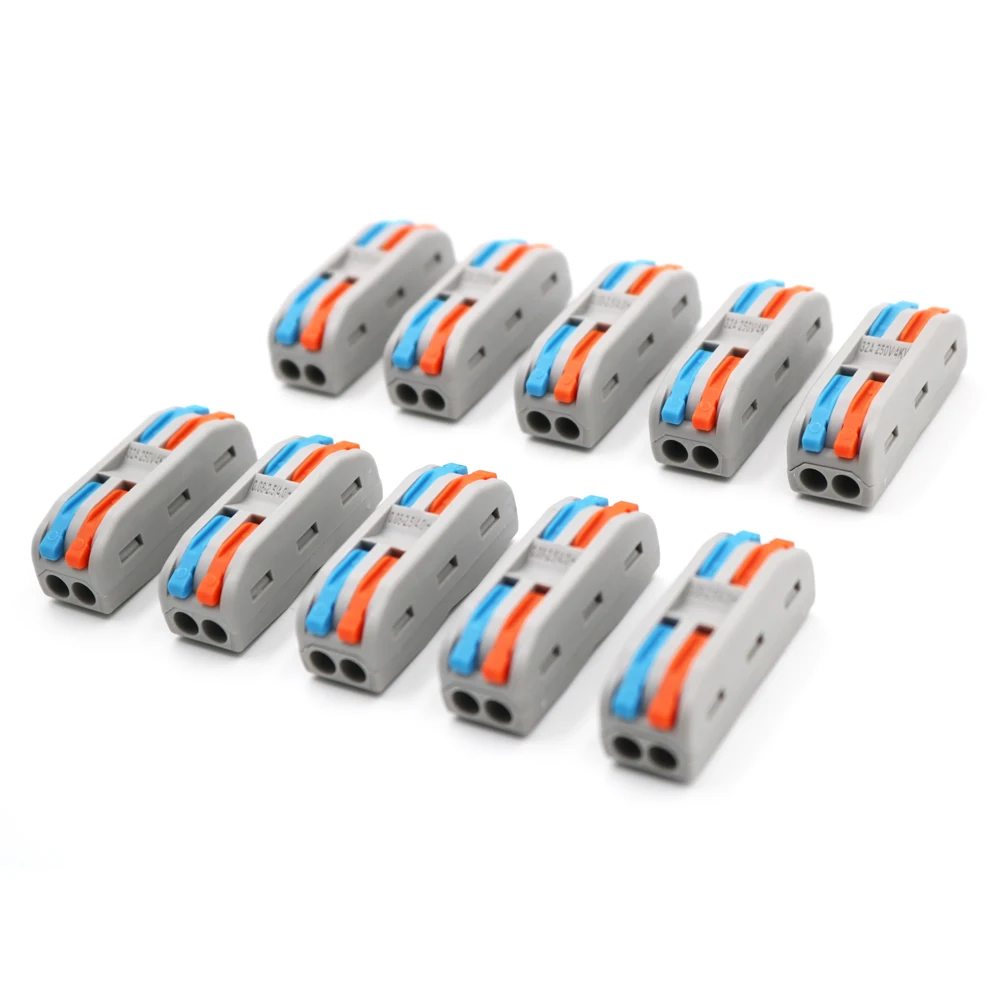 10 шт. компактный соединитель для проводов коннектор кабеля разветвитель
