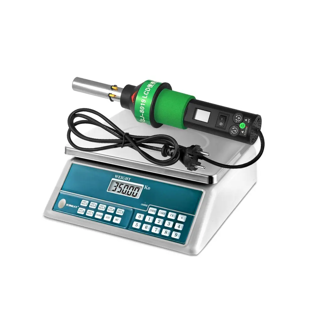 GJ-8019 Portable Brushless Digital Constant Temperature Heat Gun Thermostat Hot Air Gun 220V EU Hot Air Blower Soldering Gun