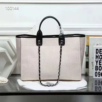 

Luxury New Shoulder Bag Women's Eco-friendly Canvas Bag Designer Large Capacity Travel Bag Foldable Shopping Bag
