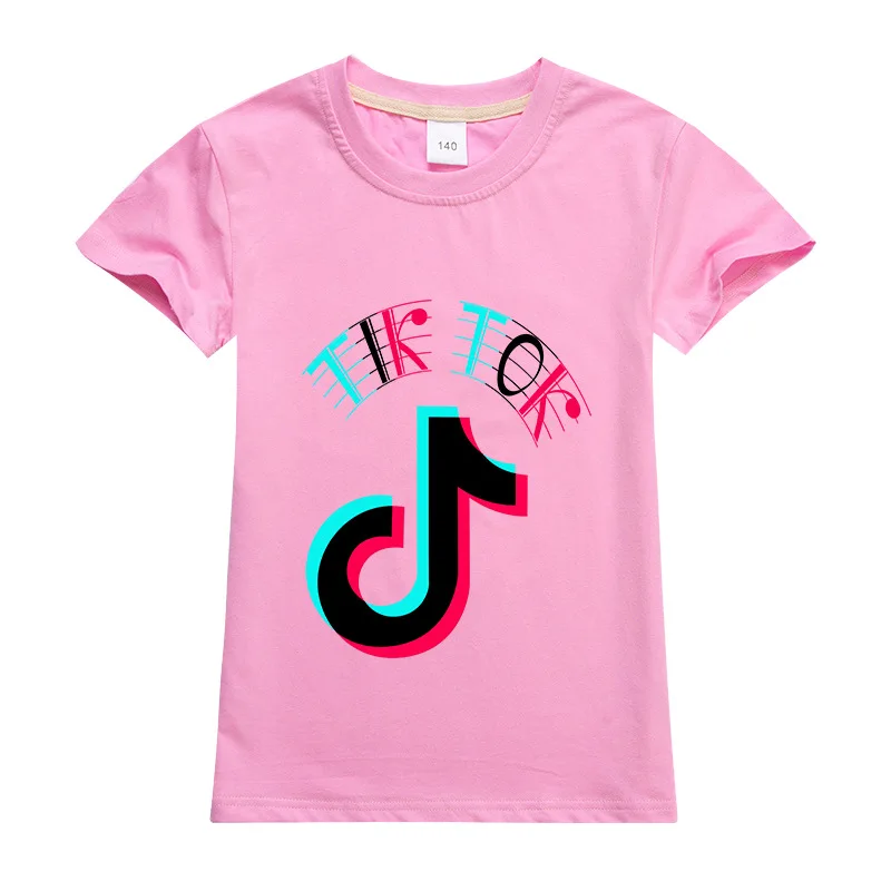 TIK TOK Pattern Boys/Girls T Shirt Kids 