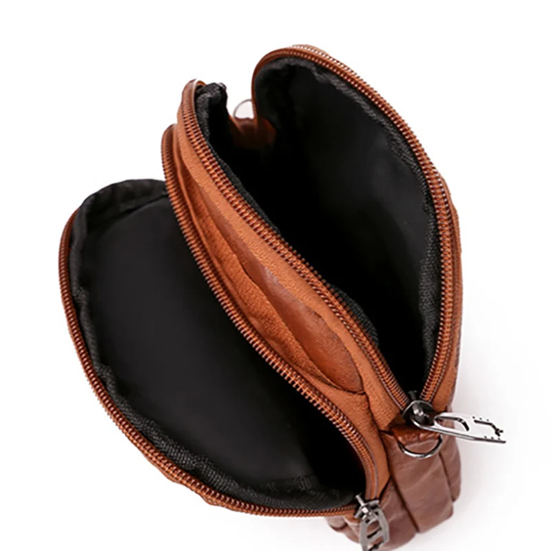 Borse a tracolla Vintage in pelle PU per donna borsa a tracolla piccola borsa a mano borsa a mano portafogli donna - immagine 5
