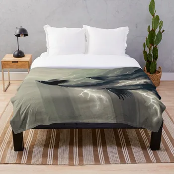 

Stormbringers Blanket Wool Flannel Plush Blanket Bedspread For office Sherpa Blanket Couch Quilt Cover Travel