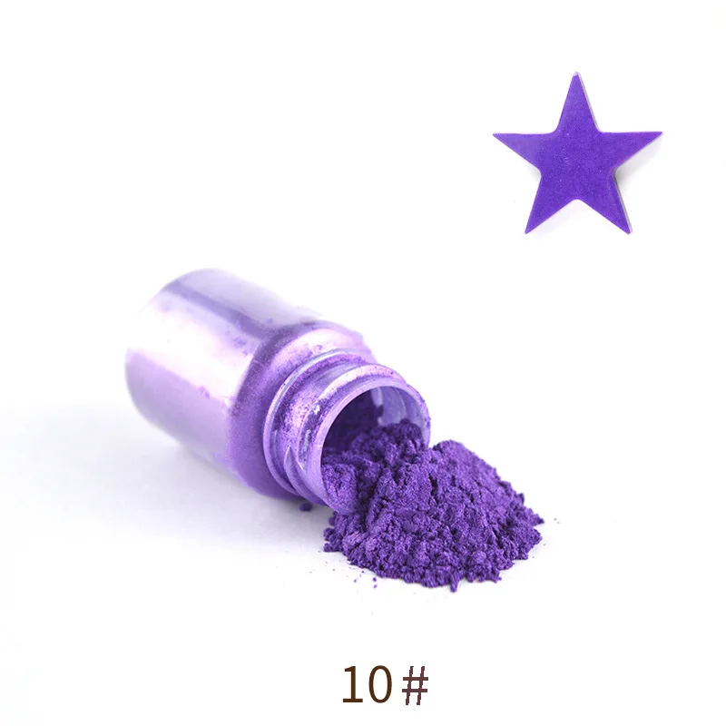10g/bottle Handmade Pearl Mica Powder for DIY Epoxy molds making Pearl Powder Pigment Silicone molds filler 10g/bottle Handmade Pearl Mica Powder for DIY Epoxy molds making Pearl Powder Pigment Silicone molds filler