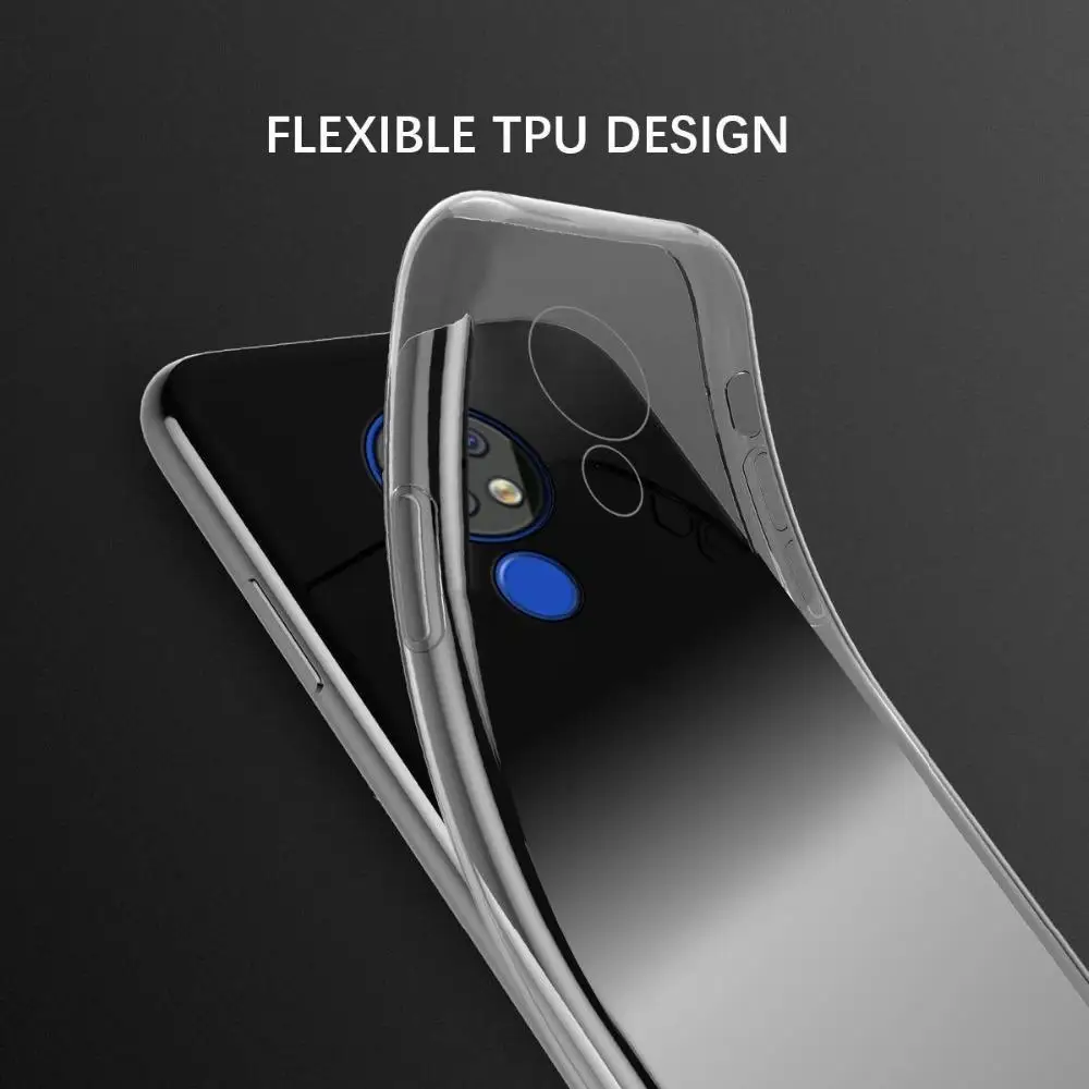 Ультратонкий Прозрачный мягкий силиконовый чехол из ТПУ чехлы для Nokia 7,2 6,2 4,2 3,2 2,2X6X5 3 5 6 7Plus 8 9 5,1 3,1 2,1 чехол-накладка для телефона