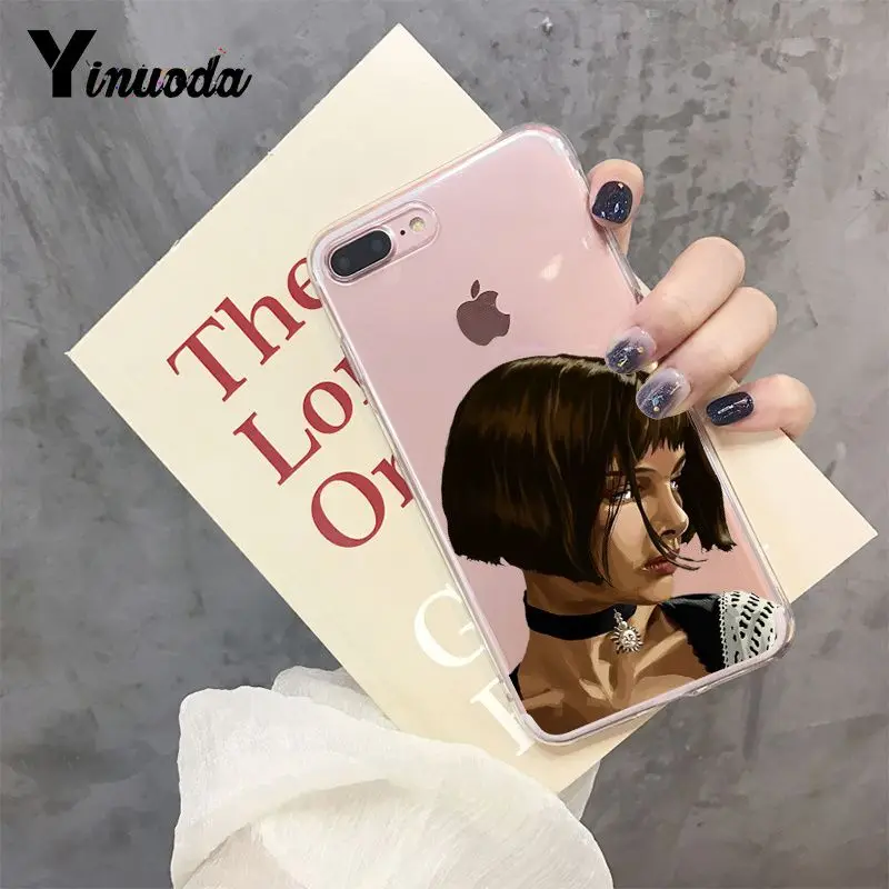 Чехол для телефона Yinuoda Cool Leon and Matilda art Couple с потрясающим пейзажем для Apple iPhone 8 7 6 6S Plus X XS max 5 5S SE XR