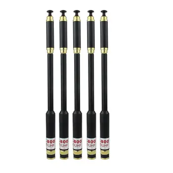 

Oppxun 5Pcs BNC Telescopic Antenna dual band 144/430MHz for YAESU ICOM Kenwood BAOFENG