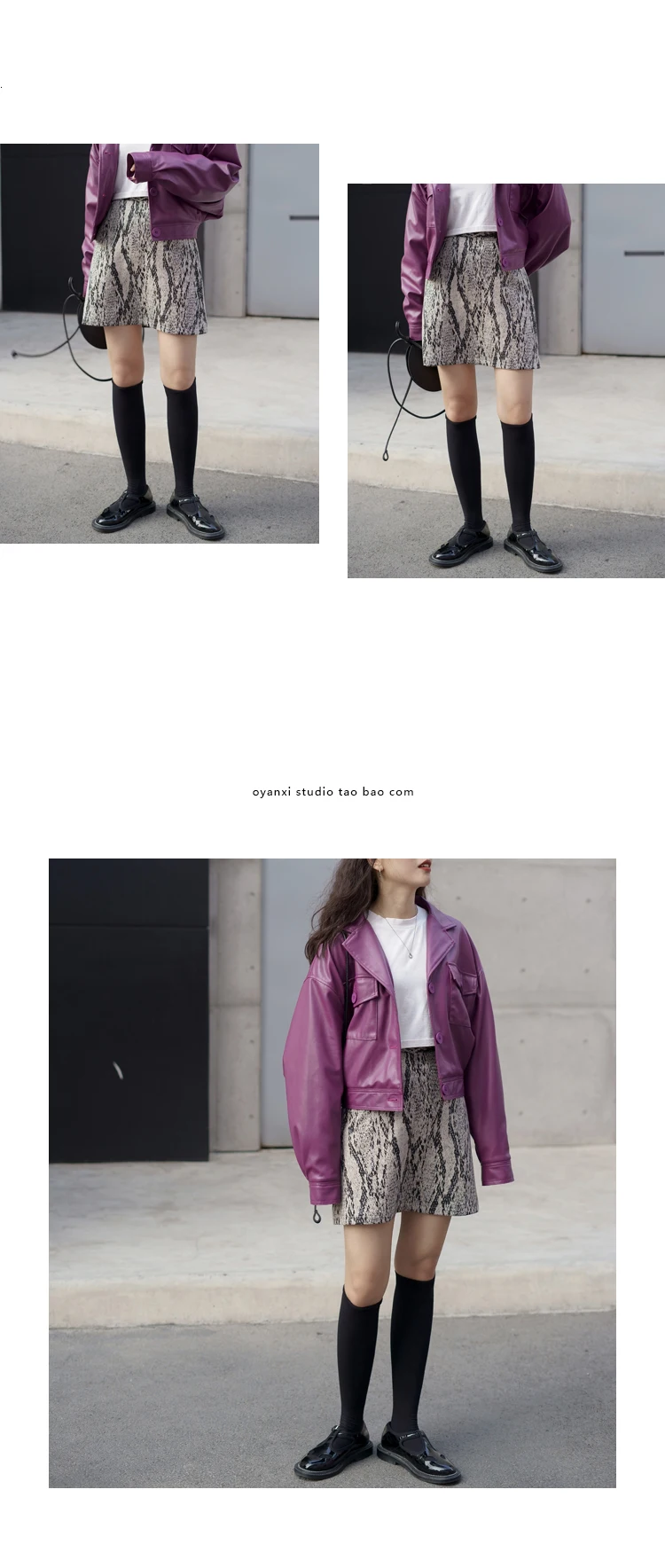 LANMREM New Autumn And Winter Coat Loose Korean Version Of The Solid Color Jacket Top Short Thick PU Leather Women 19B-a263