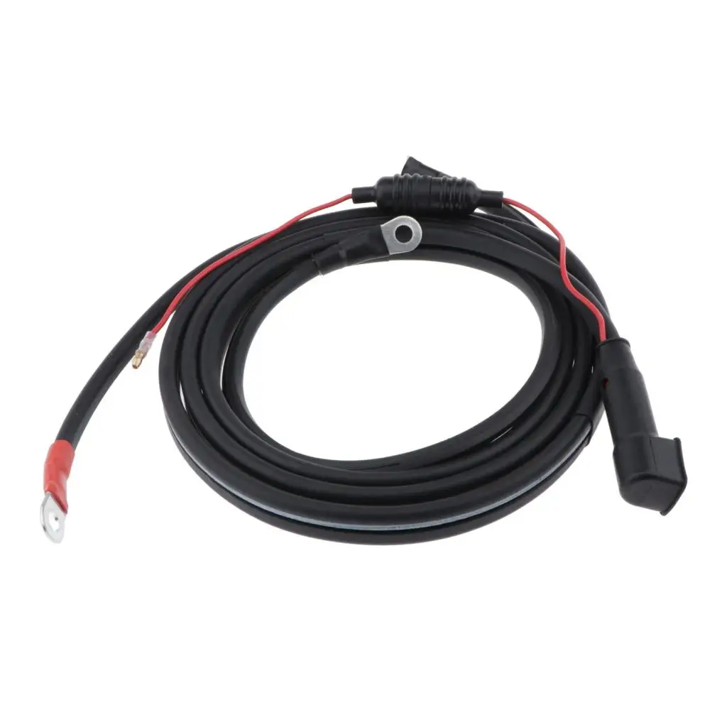 Boat Motor Power Battery Cable Cord Replacement for Yamaha Outboards - 2 Meter