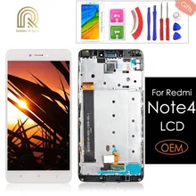 5.5 "Original pour Xiaomi Redmi Note 4 écran LCD et écran tactile avec cadre pour Xiaomi Redmi Note 4 numériseur assemblée + cadeaux(China)