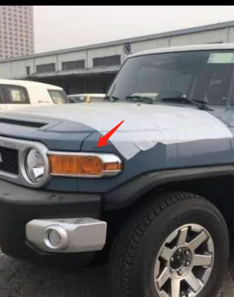Хромированная крышка переднего поворотного сигнала для Toyota FJ Cruiser 2007 2012|turn signal
