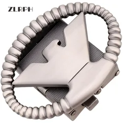 Zlrph genuíno masculino cinto cabeça, fivela de cinto, lazer cinto cabeça acessórios negócio fivela automática largura 3.5cm
