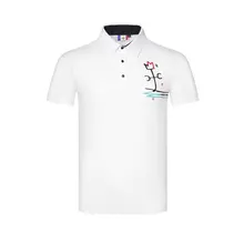 Мужские рубашки для гольфа весна лето сплошной цвет одежда для гольфа короткий рукав одежда для отдыха Одежда для гольфа быстросохнущая дышащая футболка