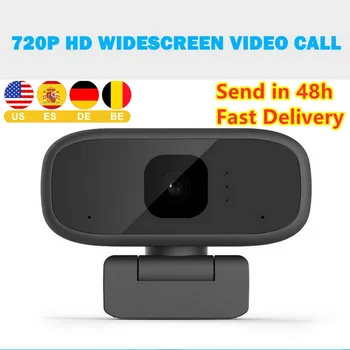 

USB Web Camera 360 Degree Rotating HD Webcam for Video Calling and Recording Drop Shop