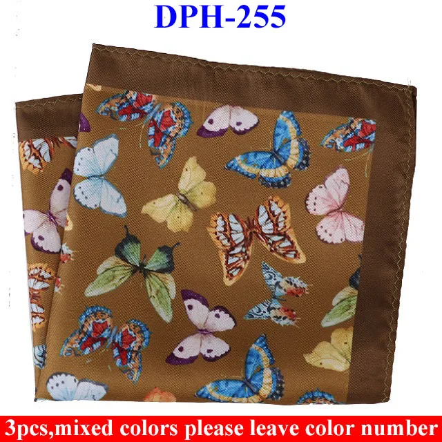 DPH255 Hankerchief Портной Смит 3 шт. мужские носовые платки карманные квадраты с принтом пейсли бизнес полотенце для сундуков Карманный платок носовые платки шарфы - Цвет: DPH255 Hankerchief