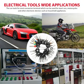 

78PCS Wire Terminal Removal Tools Car Electrical Crimp Connector Kit Durable