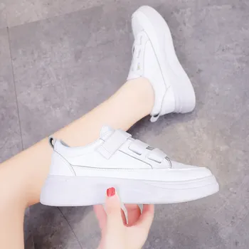 

Shoes Woman zapatos de mujer Women Running Shoes Leather Platform apartment tennis Women star Lace-Up off White Sneakers Flats
