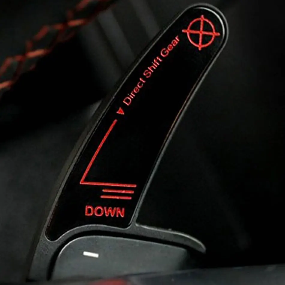 Xburstcar рулевое колесо сдвиг весло DSG весло расширение для Volkswagen VW Tiguan Golf MK6Jetta GTI R20 R36 CC Scirocco EOS