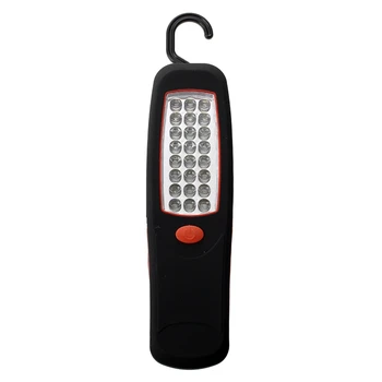 

24 LED Work Light Hook Hanging Emergency Battery - Black