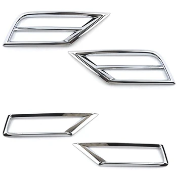 

for Tiguan MK2 2016 2017 2018 Front Grill Fog Lights Lamps Frame Trim Stickers Cover Accessories