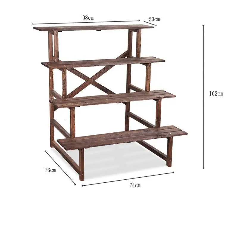 Number 3 Rak Bunga plantenstandard Estanteria Para Plantas для Etagere Pour Plante Dekoration балкон полка открытый цветок стенд - Цвет: Number 3